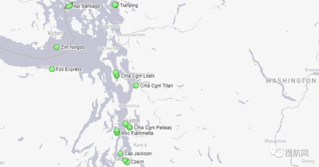 80艘集裝箱船等待泊位！美國港口旺季來臨，擁堵加??！