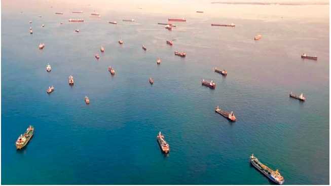 窒息！全球120多個港，堵得一抹黑！