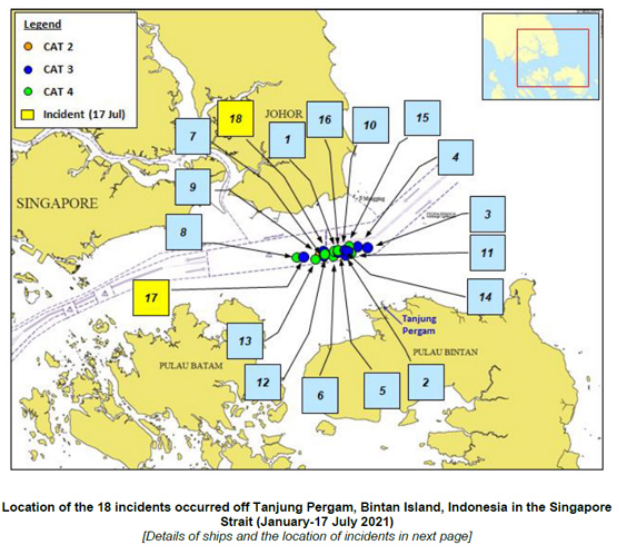 ReCAAP警告：30分鐘內(nèi)兩起, 新加坡海峽海盜加?。? data-filename=