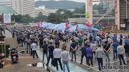 罷工場(chǎng)面壯觀！這家造船巨頭訂單火爆卻內(nèi)外交困？