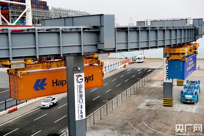 山東青島：全球首個智能空軌集疏運系統(tǒng)建成投用