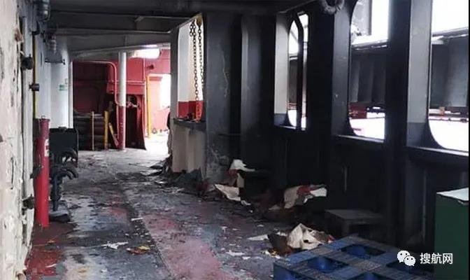 MSC一艘集裝箱船機(jī)艙發(fā)生火災(zāi)，曾掛靠國(guó)內(nèi)港口，有船員報(bào)告失蹤