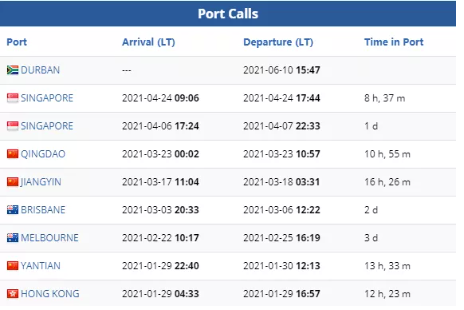 MSC一艘集裝箱船機(jī)艙發(fā)生火災(zāi)，曾掛靠國(guó)內(nèi)港口，有船員報(bào)告失蹤
