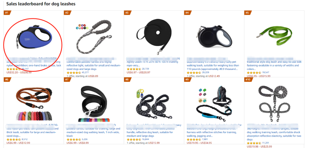 同類目銷量第一，留評4萬+，寵物牽引繩竟成兩大站點爆款