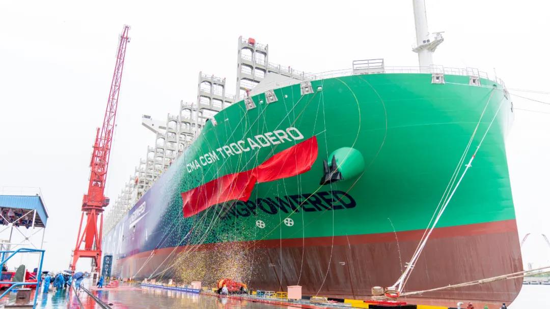 23000TEU“達(dá)飛特羅卡德羅”輪交付！將投入法國-亞洲航線（FAL）運(yùn)營