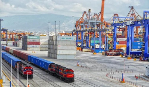 中遠海運“比港—索非亞”陸?？炀€班列首發(fā)，提前6天送達