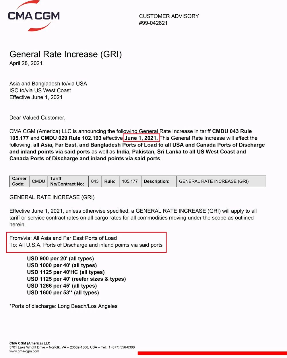 最新通知！各大船公司調(diào)漲收費(fèi)?。ǜ焦倬W(wǎng)英文截圖，可直接發(fā)給客戶?。?