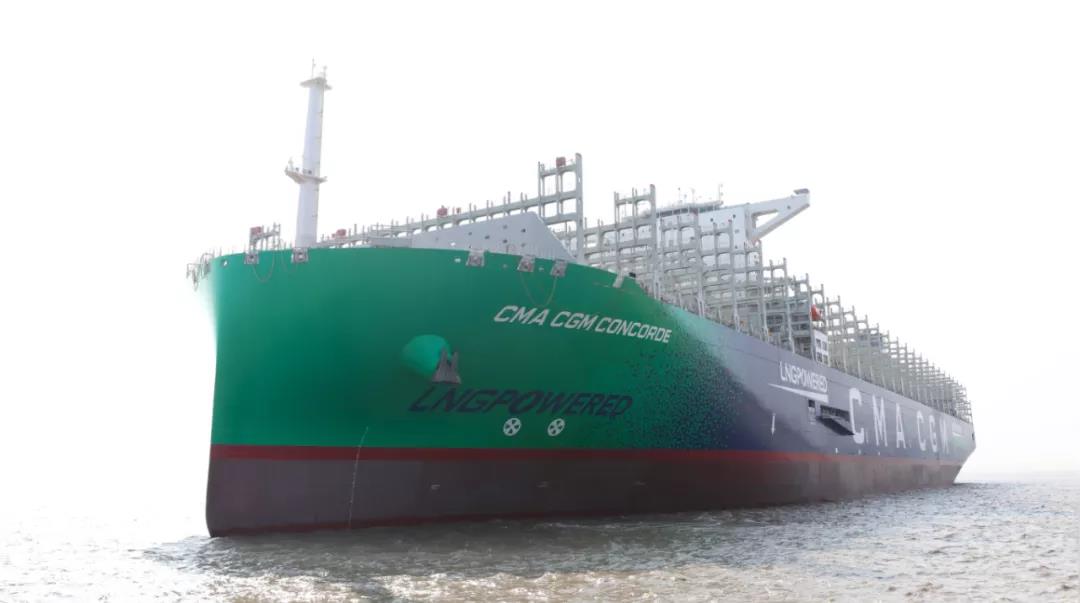 23000TEU“達飛協(xié)和”號交付，達飛已運營14艘LNG動力集裝箱船 