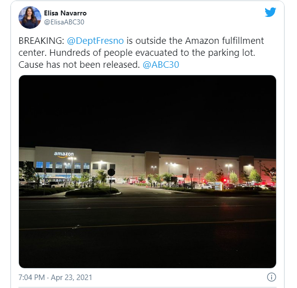 亞馬遜倉庫上架慢；加州一亞馬遜運營中心發(fā)生火災