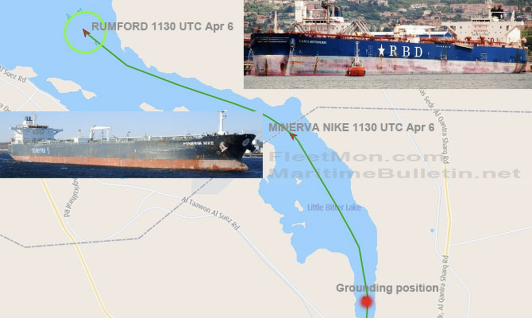 蘇伊士運(yùn)河再遭“驚魂一刻”，兩艘船舶先后擱淺！ 