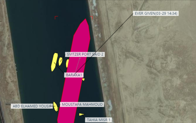 長賜輪正在移動，擱淺這幾天的影響有多大   