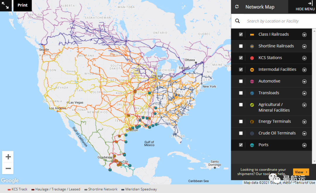 250億美元！CP收購(gòu)美國(guó)貨運(yùn)鐵路KCS集團(tuán)！