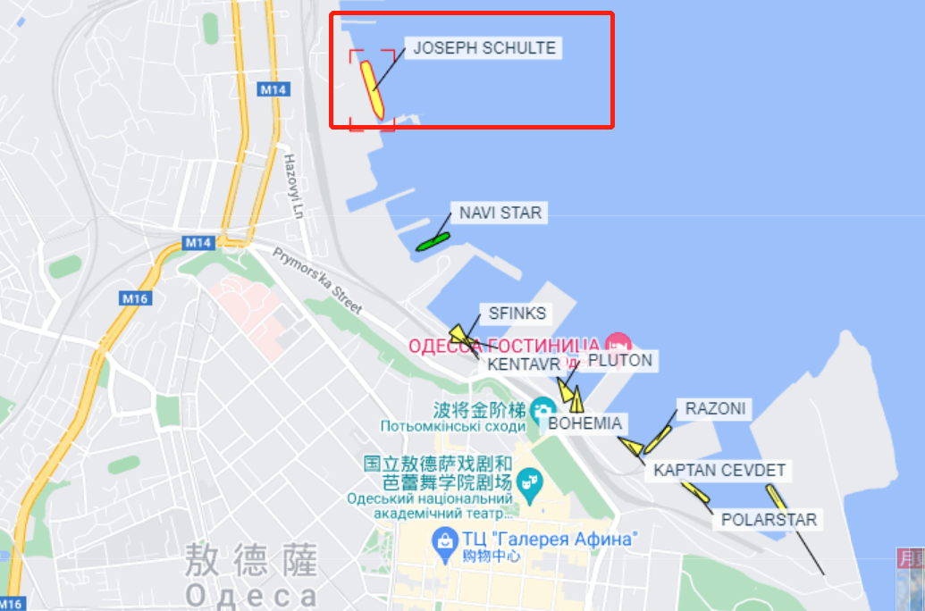 俄羅斯確認(rèn)將轟炸敖德薩港，港里這艘船曾掛靠多個(gè)中國(guó)港口