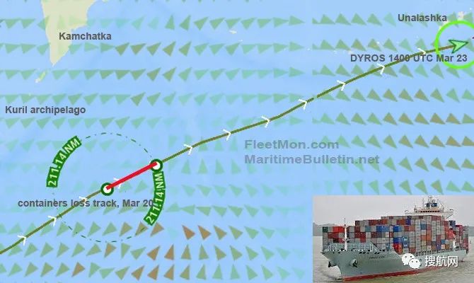 突發(fā)！馬士基一集裝箱船大量集裝箱丟失，曾掛靠鹽田/上海/青島，滿載中國(guó)貨物