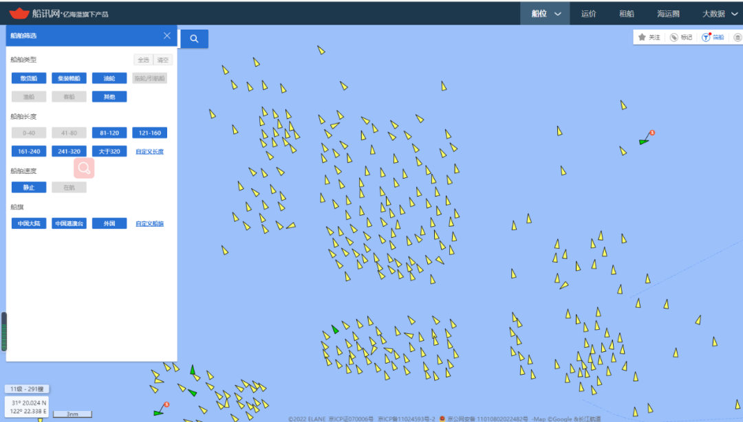 近350艘！上海港排隊船舶數(shù)量短期增長5倍