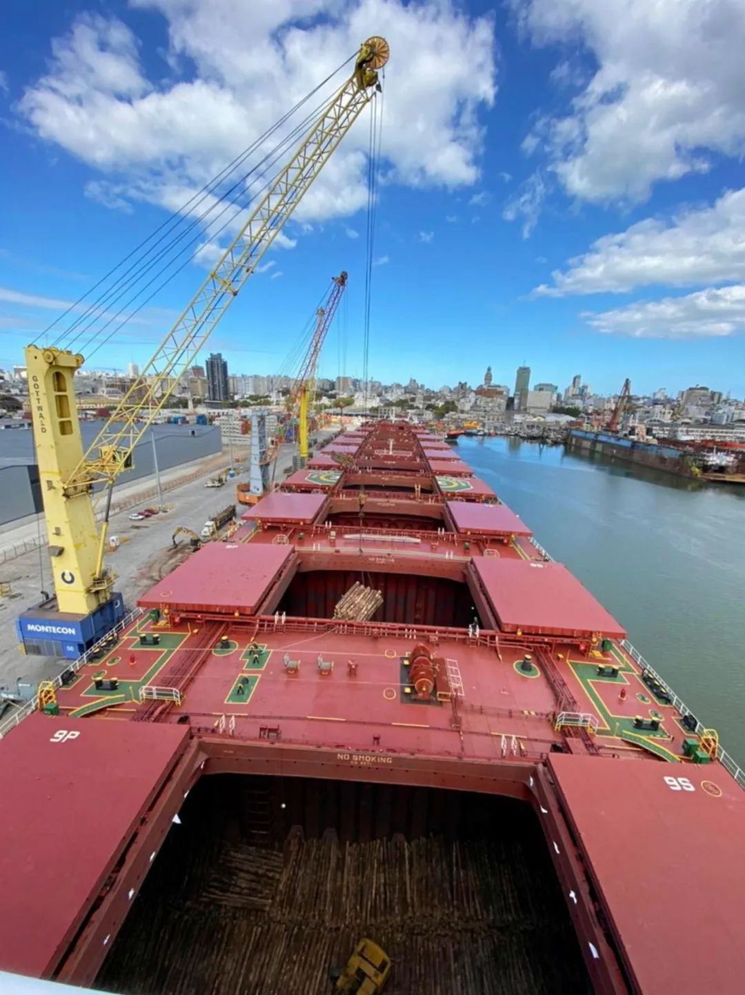 史上首次！20萬噸級Newcastlemax大船裝原木，6月即將抵達(dá)中國