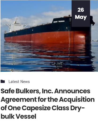 抄底成功！船東買7艘船后大賺