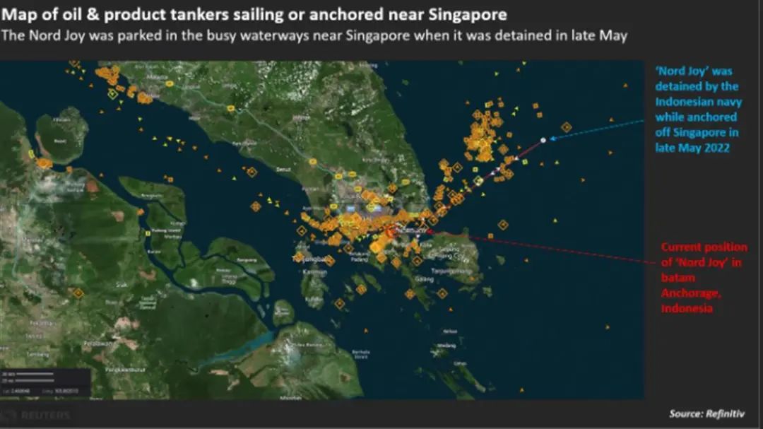 印尼海軍扣留一艘外籍油輪，私下要求37.5萬美金就放行