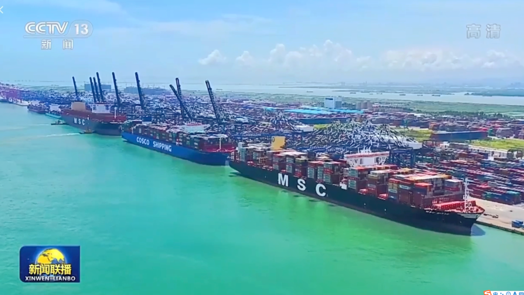 廣州港南沙港區(qū)外貿(mào)航線、外貿(mào)集裝箱量雙位數(shù)增長