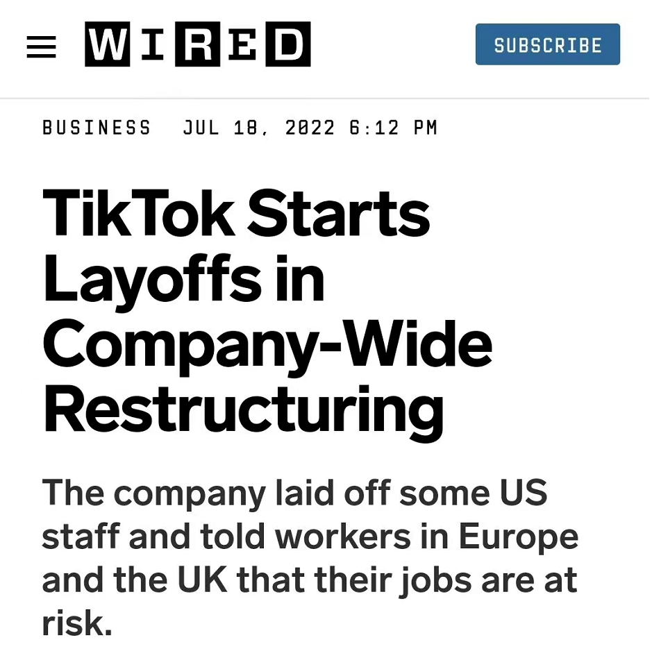 TikTok被曝收縮全球業(yè)務(wù)！先主攻印馬泰、日韓、中東市場(chǎng)