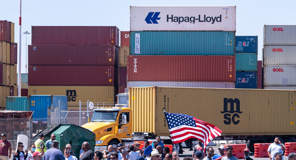 沖突升級！奧克蘭碼頭運營停滯！