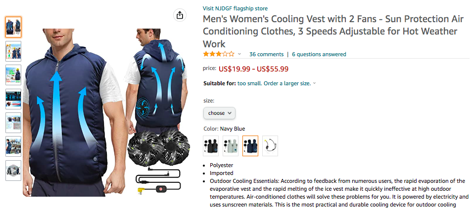 中國制造的空調服，在日本有多“熱”