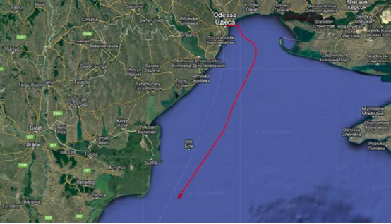 第一艘裝載谷物的散貨船離開烏克蘭，保費非常高