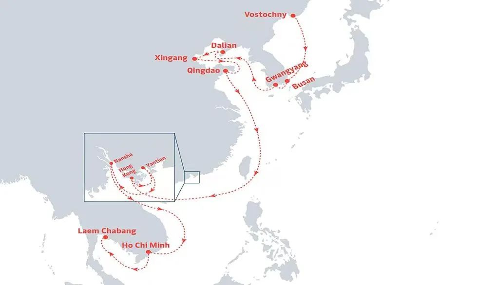突發(fā)！一集裝箱船與中國貨船相撞，貨船沉沒，曾掛靠大連/天津新港/青島港