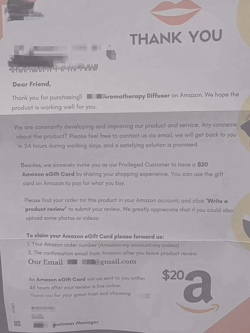 海外媒體曝光：又一深圳大賣涉嫌以禮品卡誘導(dǎo)評論