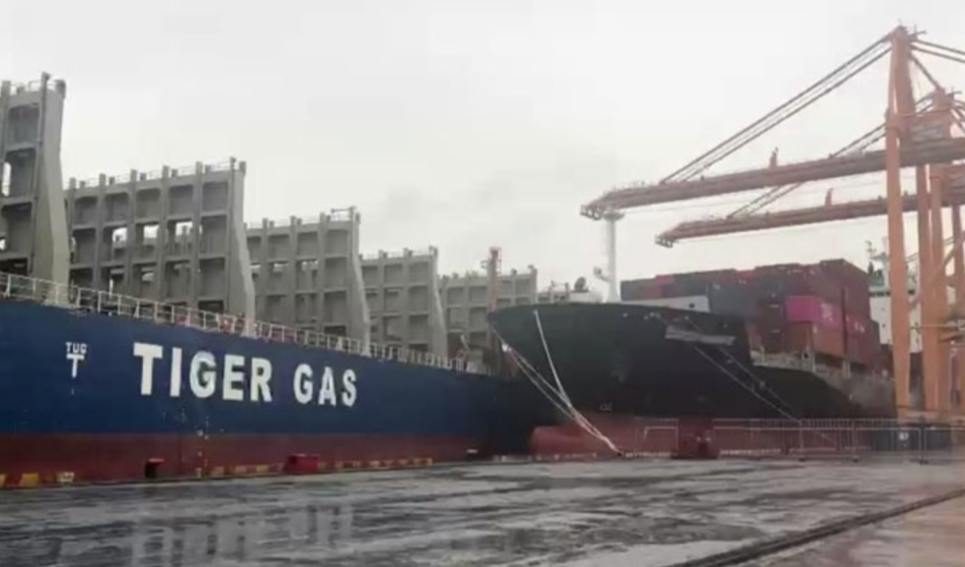 突發(fā)事故！一艘中國貨船在越南港口先撞船再撞岸吊！船舶被扣押