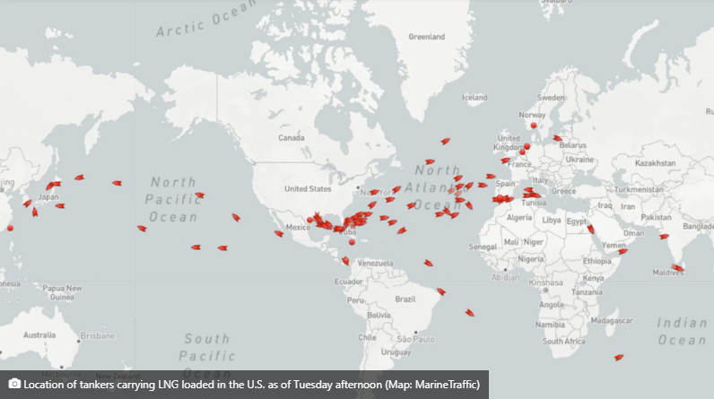 LNG運價突破10萬美元/天，油輪運價繼續(xù)上漲