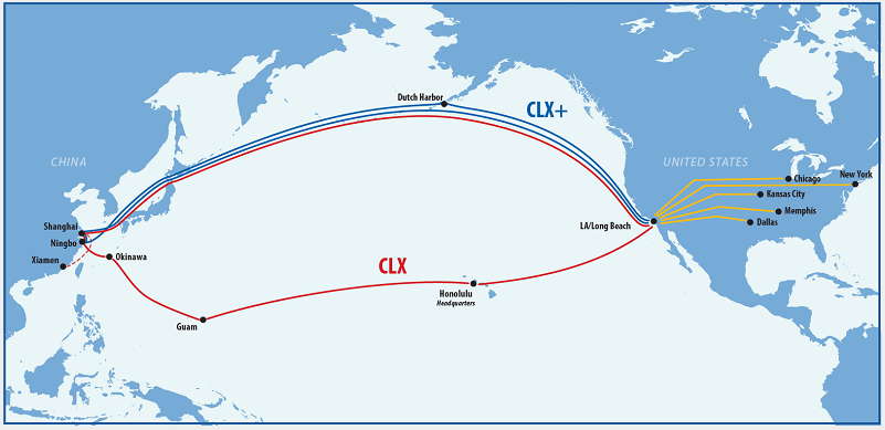 航線快訊！美森取消CCX航線，最后一次航行即將結(jié)束！9月20日抵達(dá)長(zhǎng)灘卸貨