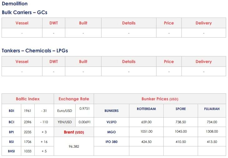 集裝箱船拆解量將增加？