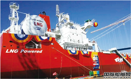 全球首制搭載高錳鋼LNG燃料儲罐！大宇造船2艘VLCC命名