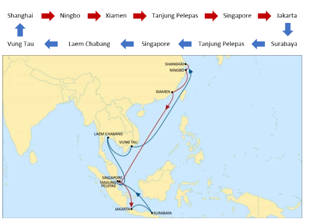 MSC亞洲區(qū)域內航線大調整！