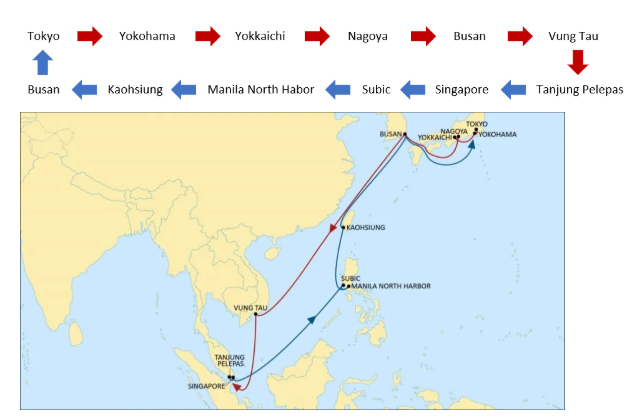 MSC亞洲區(qū)域內航線大調整！