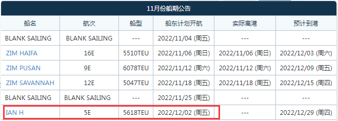 航線快訊！2M聯(lián)盟、以星將取消這條美東航線！12月2日鹽田最后一次航行