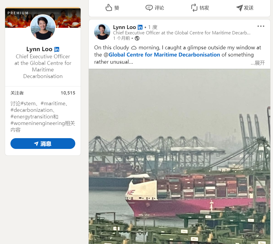 這艘20000TEU的大船戴了一副口罩，有什么用？