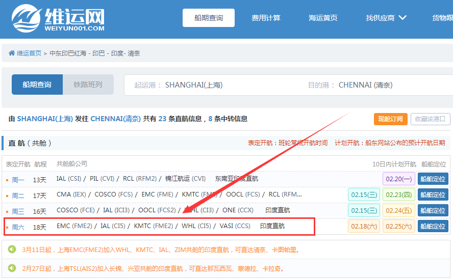 航線快訊！3月長榮將新增加入這條KMTC、WHL等共艙的印度直航