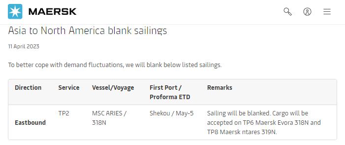 屢遭停航！馬士基再度取消一條跨太平洋航線