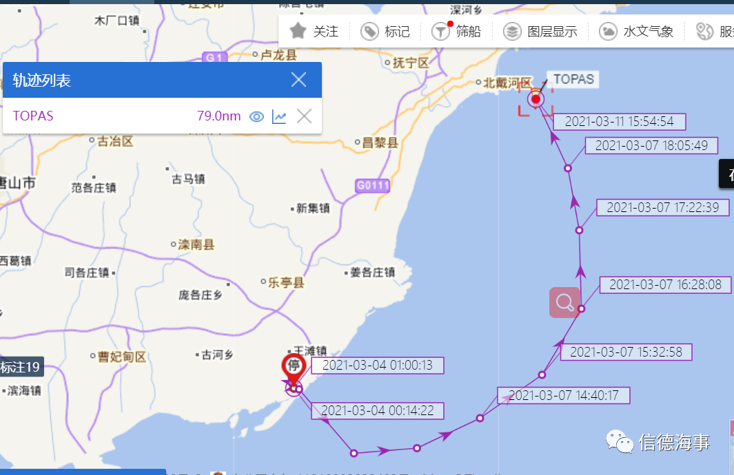 這艘船曹妃甸拋錨8個多月（245天），惹上一身官司