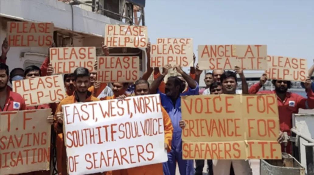 被欠薪，被遺棄，海員絕食抗議 