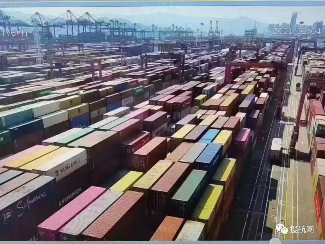 節(jié)前出貨高峰！鹽田碼頭擁堵嚴(yán)重！重柜大量積壓！拖車進(jìn)港通道采取交通管制…