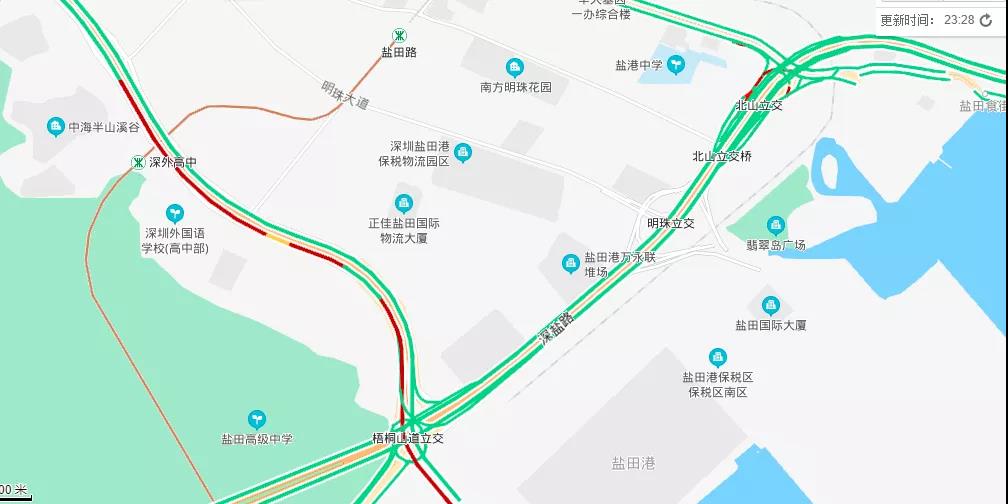 注意！鹽田港擁堵嚴(yán)重！采取交通管制！出貨高峰期，貨柜車排到了高速...