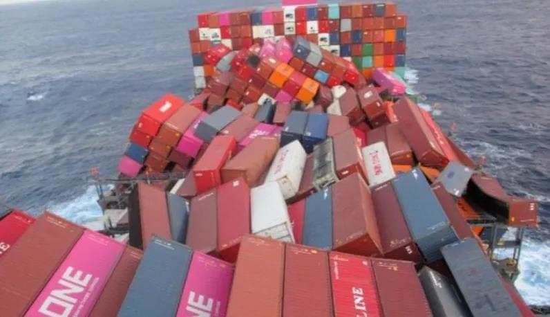 突發(fā)！至少40多個集裝箱墜海！MSC一集裝箱船在從洛杉磯駛往寧波港途中遭遇事故