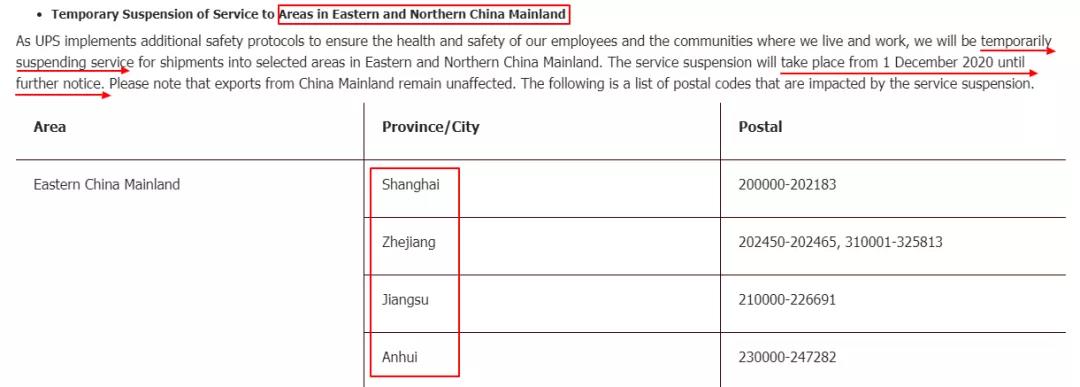 還能出貨嗎？UPS暫時停止向中國部分地區(qū)提供服務(wù)，DHL緊急暫停部分國家進出口服務(wù)！