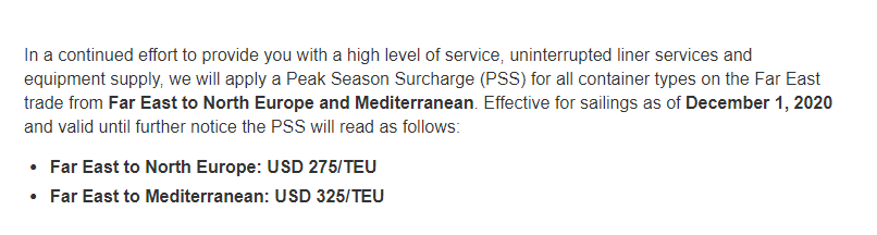亞歐航線運(yùn)價(jià)一周暴漲27%，新附加費(fèi)今起生效！缺箱加?。⊥羞\(yùn)人游說(shuō)歐盟出手