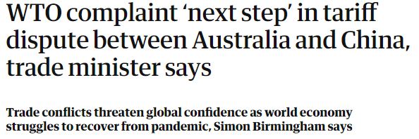 中澳貿(mào)易對(duì)峙“升級(jí)”！超60艘澳洲貨輪滯留中港！中擬限制澳多個(gè)產(chǎn)業(yè)進(jìn)口！